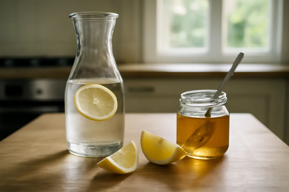 Citronnade sans sucre maison au miel d'acacia naturel