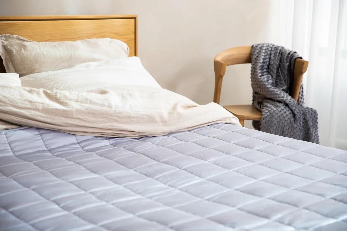 Literie en coton respirant pour chambre claire, adaptée à l'été