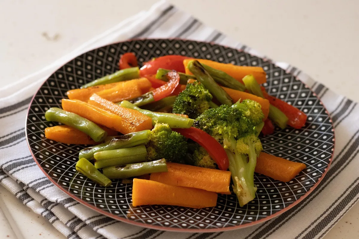 Repas simple et équilibré posé sur une table pour rétablir des repas réguliers