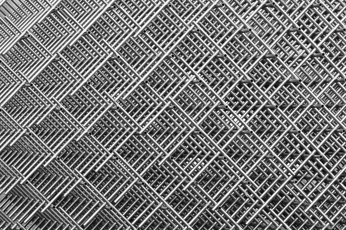 Tissage macramé d'un sac-filet montrant la texture et la transparence