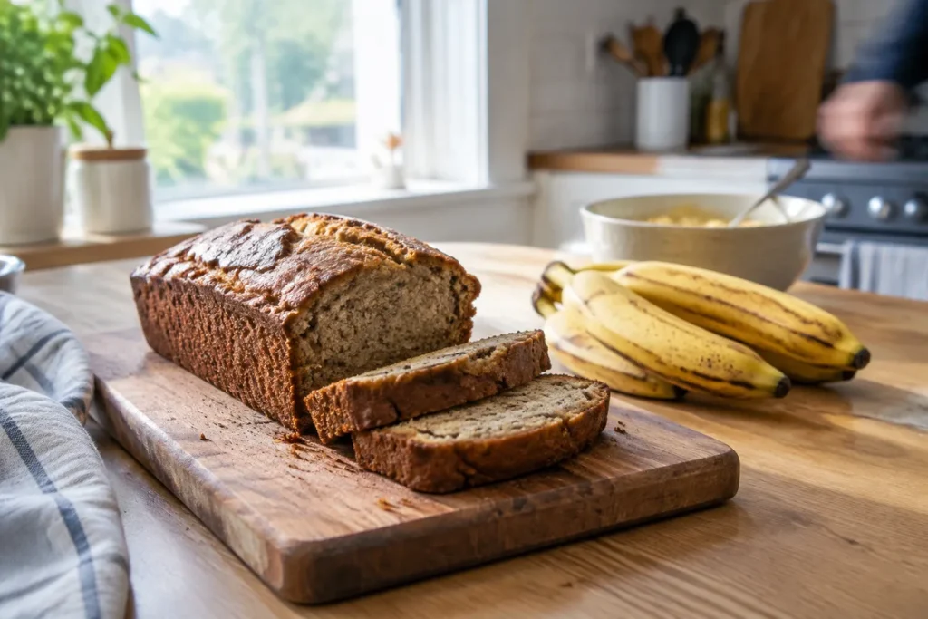 Banana bread sans sucre : moelleux et facile à conserver